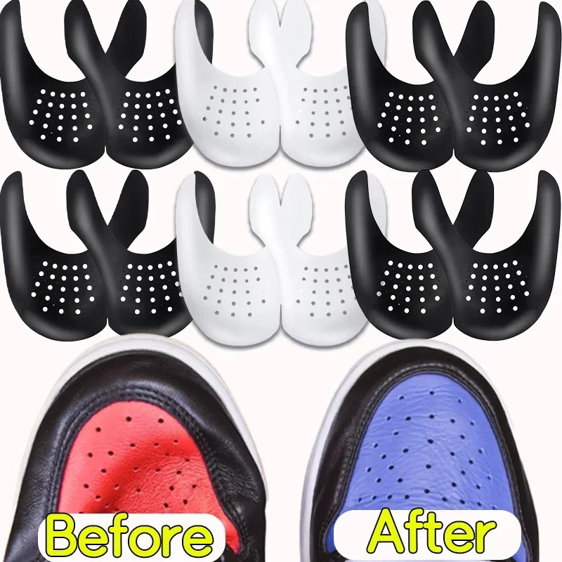 Crease Protector Toe - 5 Pairs Lightweight Anti-Crease Shoe Toe