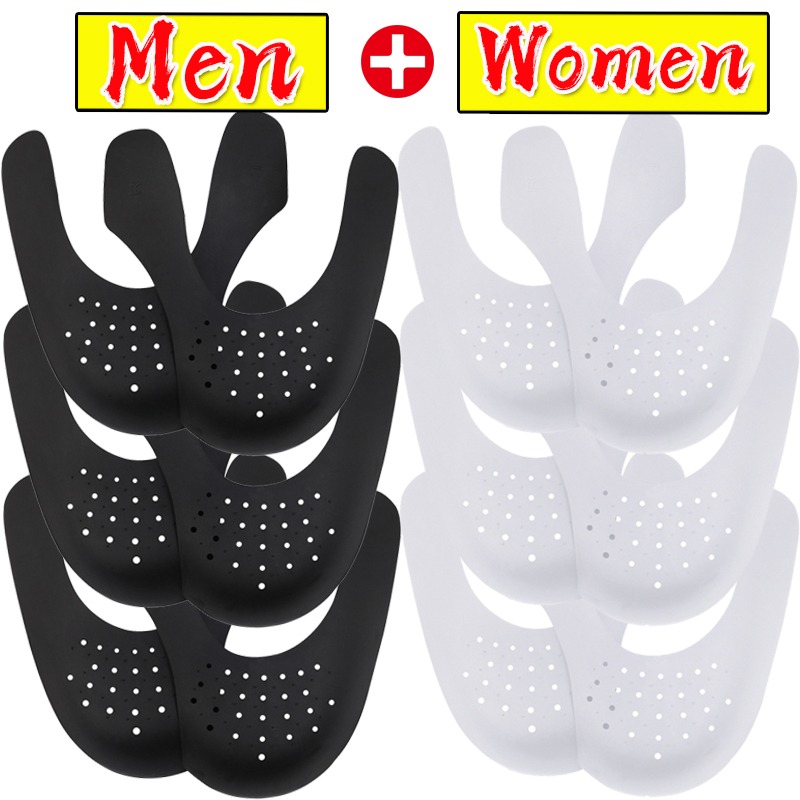 Crease Protector Toe - 5Pairs Anti Crease Shoe Head Protector