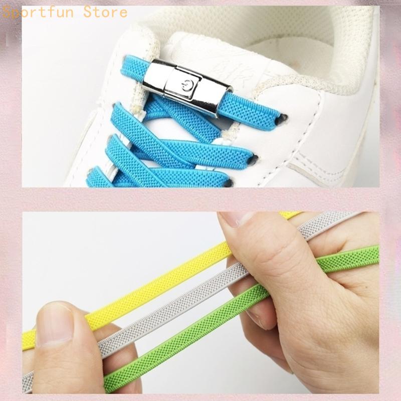 No Tie Elastic Shoelaces Flat  - Lace Replacement Flat review and price