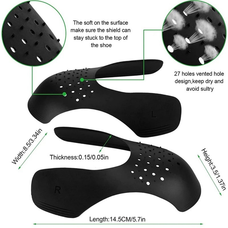 5 Pairs Lightweight Anti-Creas - Crease Protector Toe review and price