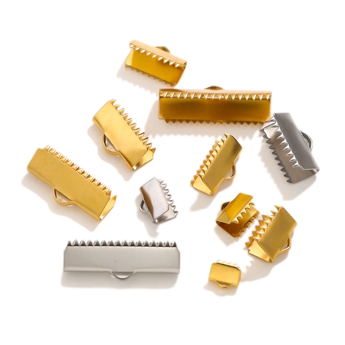 20pcs Stainless Steel Crimp Be - Patent Leather Shine review and price