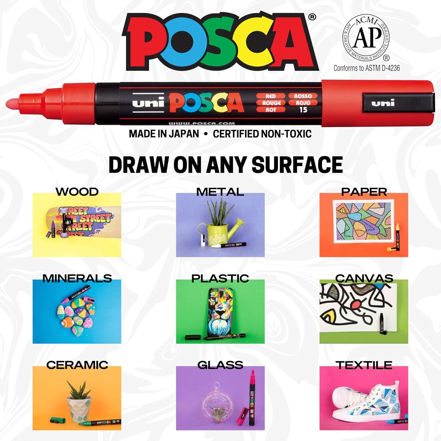 Japan Uni Posca Paint Marker P - Midsole Marker Paint review and price