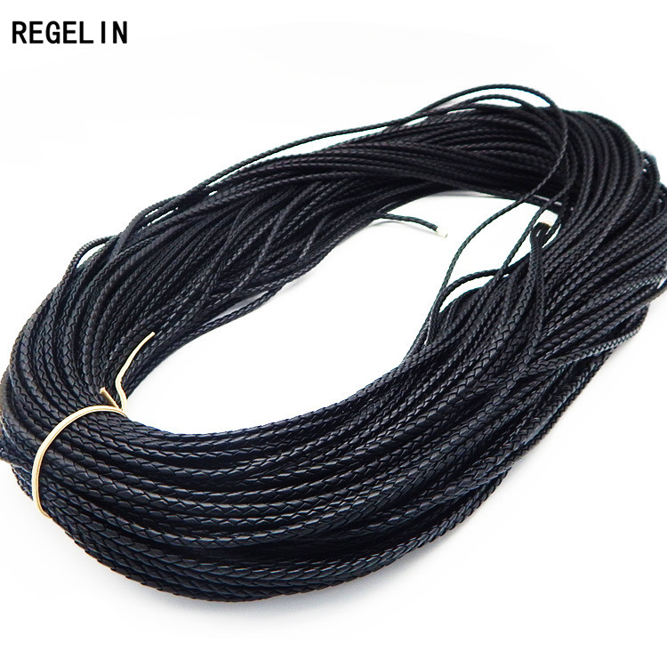 REGELIN 5meter Black Braided P - Patent Leather Shine review and price