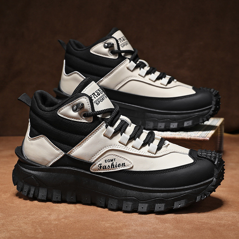 Men'S Black And White Mid Top  - Sneaker Zone review and price