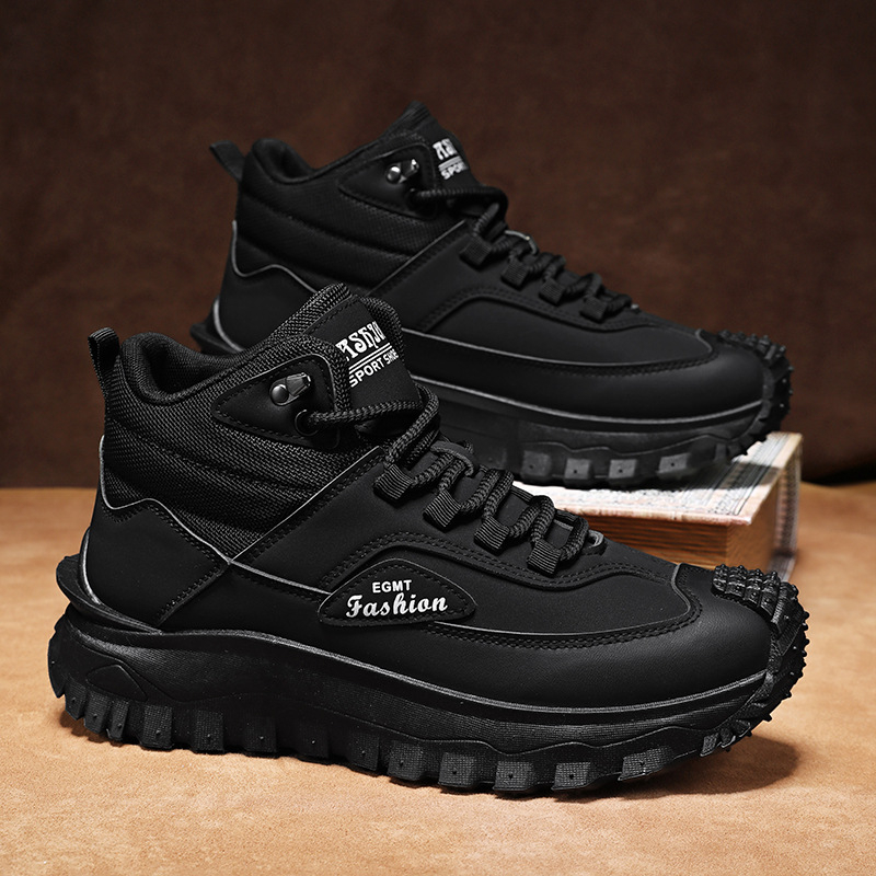 Men'S Black And White Mid Top  - Sneaker Zone review and price