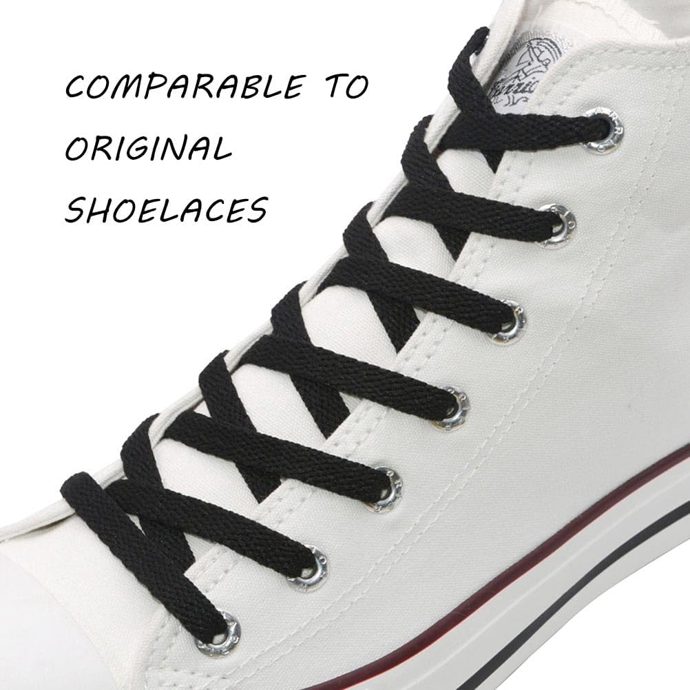 Flat Trainers Shoelace, 8mm Wi - Lace Replacement Flat review and price
