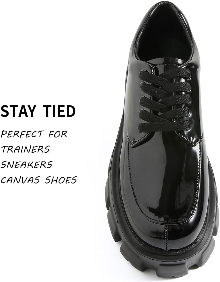 Flat Trainers Shoelace, 8mm Wi - Lace Replacement Flat review and price