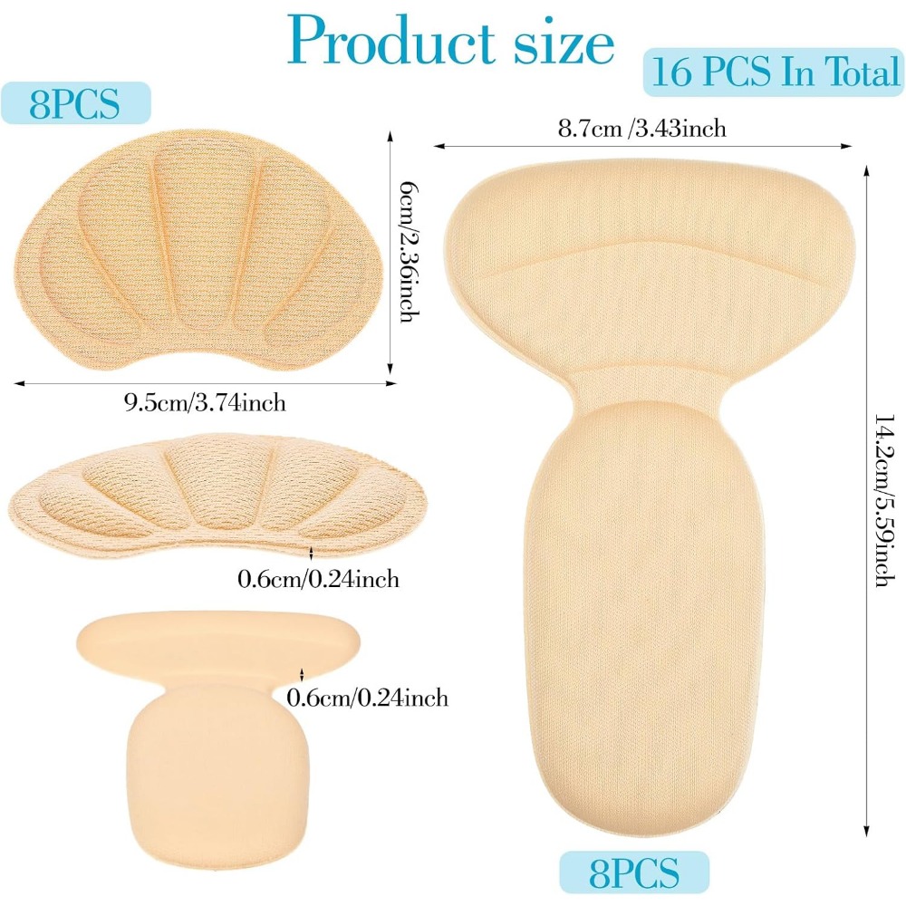 Cushion Pads with Dual Adhesiv - Heel Liner Grip review and price