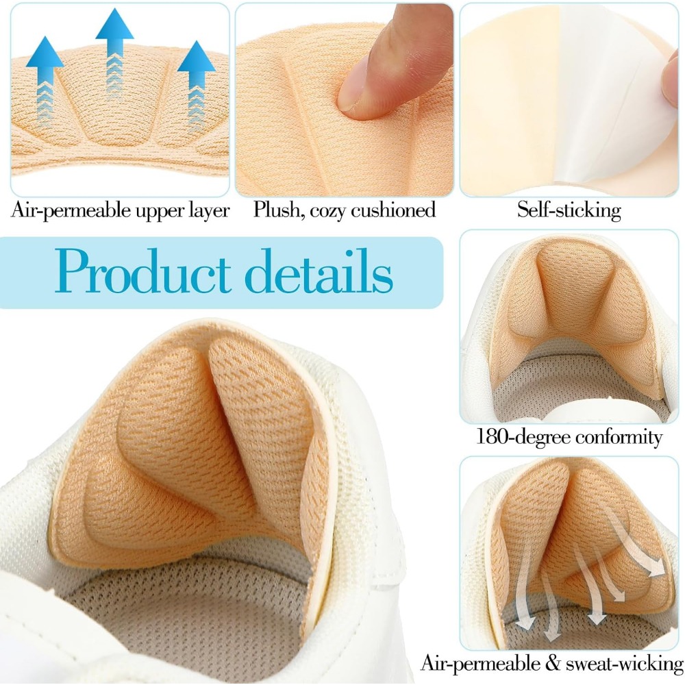 Cushion Pads with Dual Adhesiv - Heel Liner Grip review and price