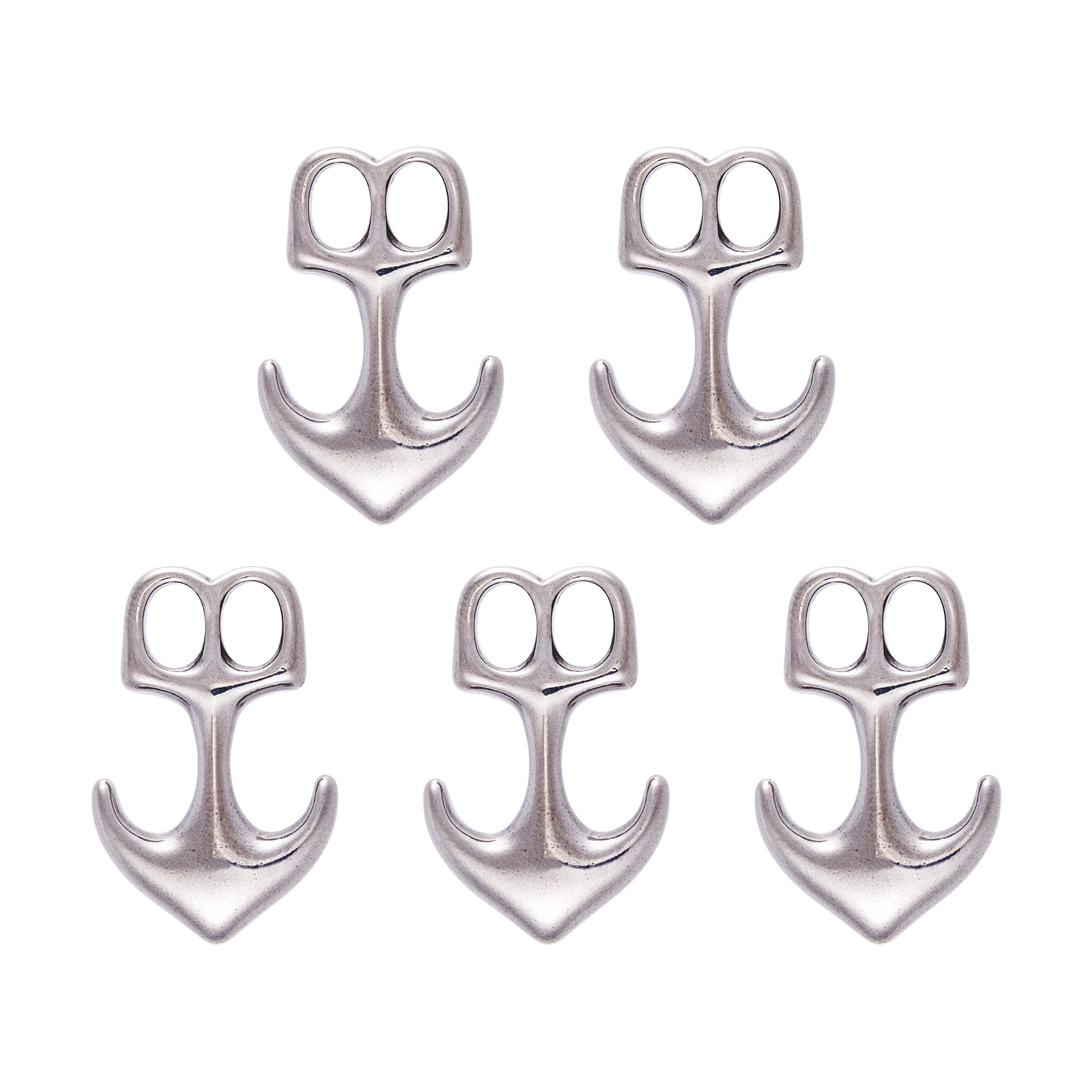 5pcs Anchor Hook Clasps 304 St - Patent Leather Shine review and price