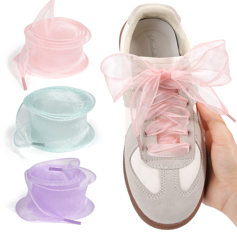 Fishtail Organza Ribbon Shoela - Lace Replacement Flat review and price