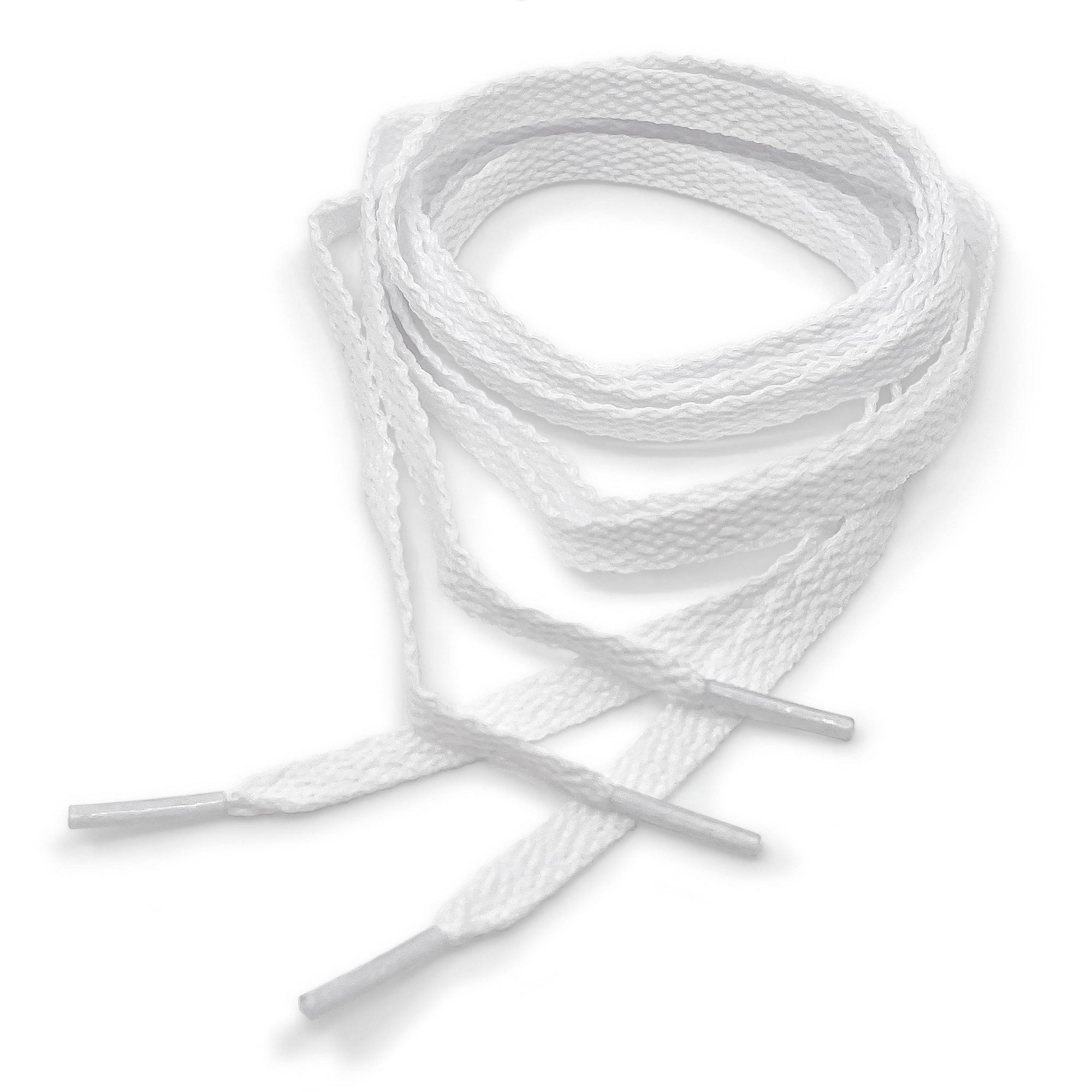 6pcs White Flat Polyester Shoe - Lace Replacement Flat review and price