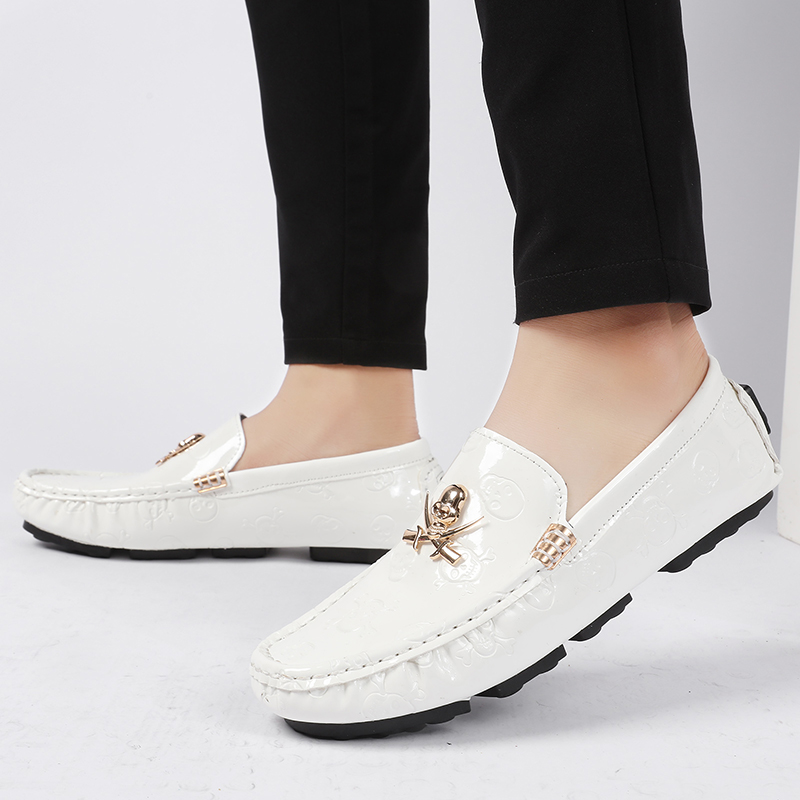 Men Quality Shoes Shine Skull  - Patent Leather Shine review and price