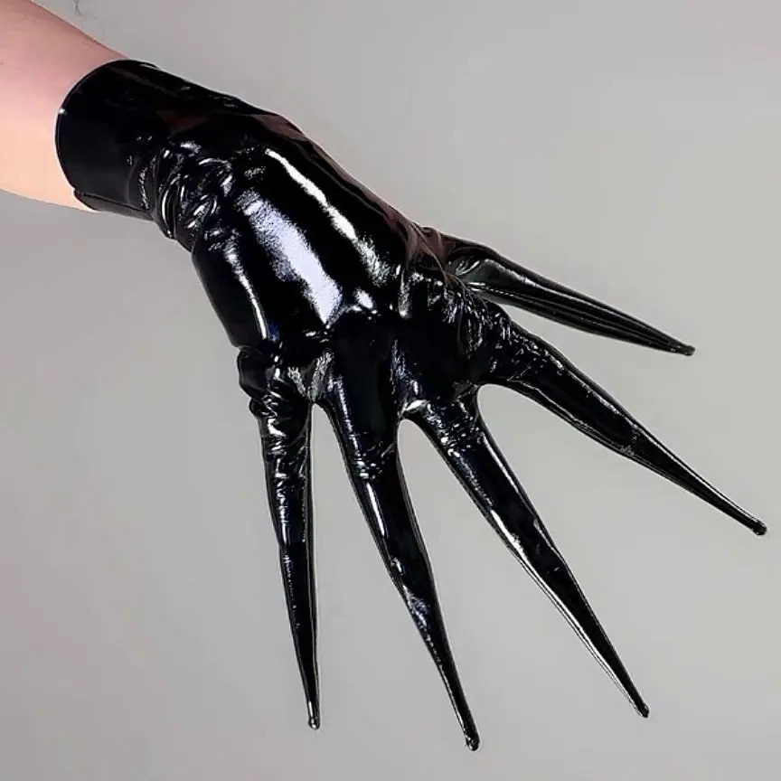 Shine Black CLAW GLOVES POINTE - Patent Leather Shine review and price